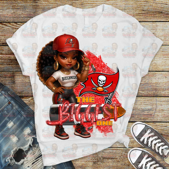 Biggest Female Fan Team Shirt | Rockin’ Vinyl Ceations
