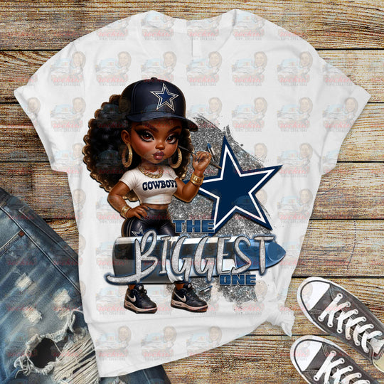 Biggest Female Fan Team Shirt | Rockin’ Vinyl Ceations