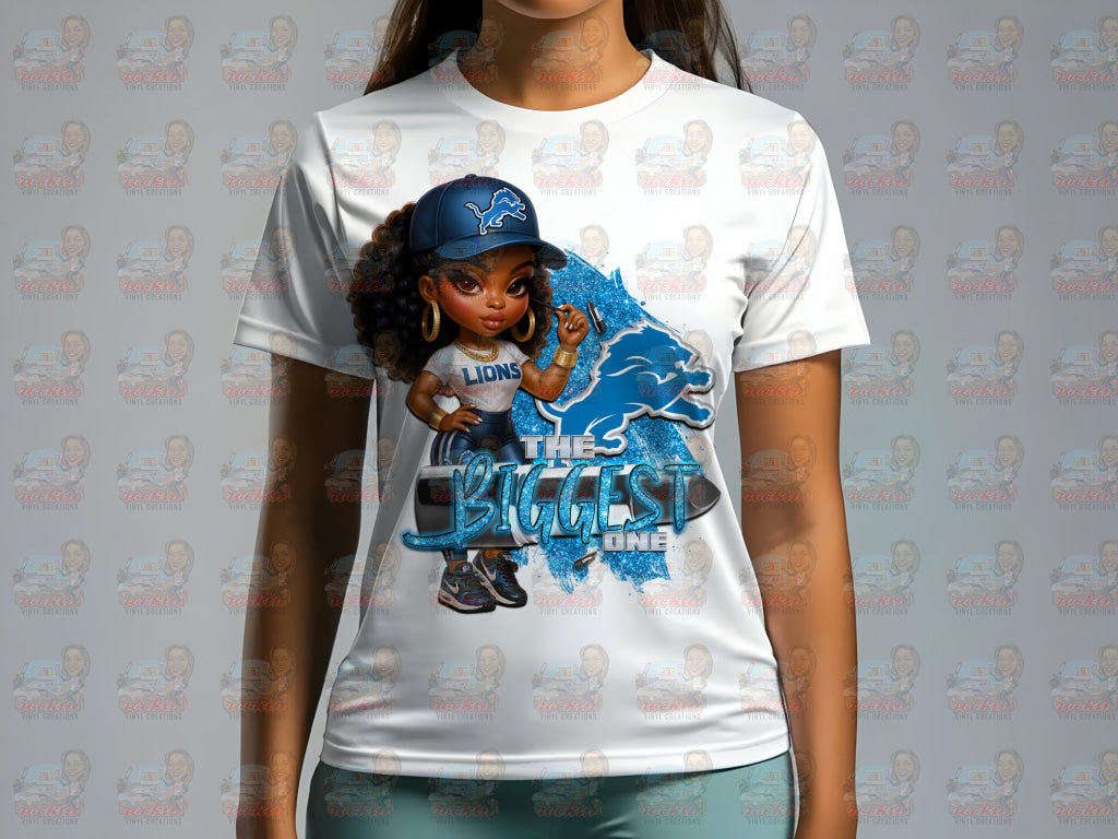 Biggest Female Fan Team Shirt | Rockin’ Vinyl Ceations