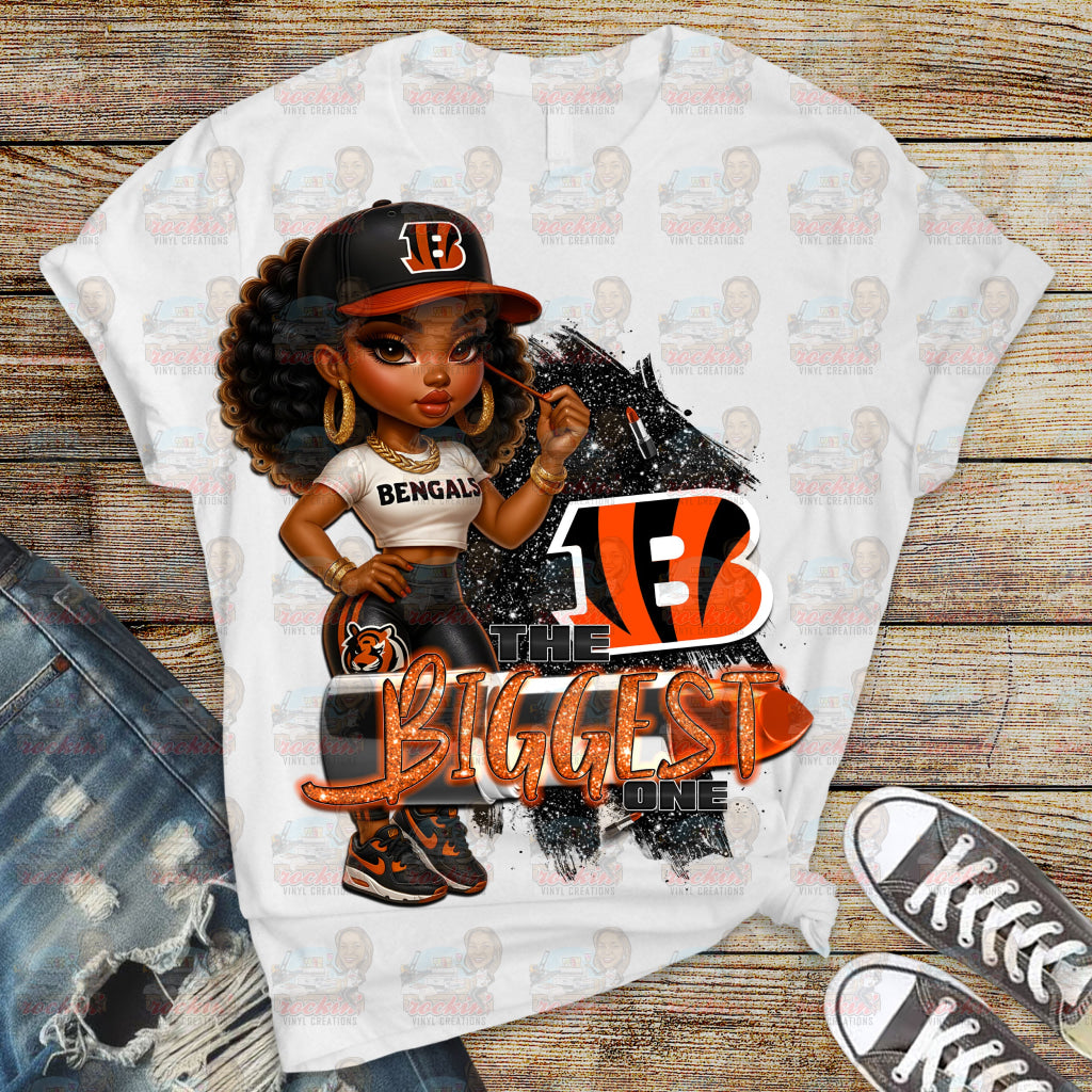 Biggest Female Fan Team Shirt | Rockin’ Vinyl Ceations