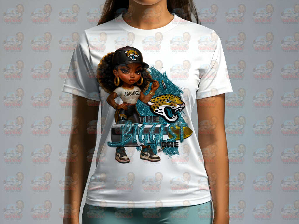 Biggest Female Fan Team Shirt | Rockin’ Vinyl Ceations