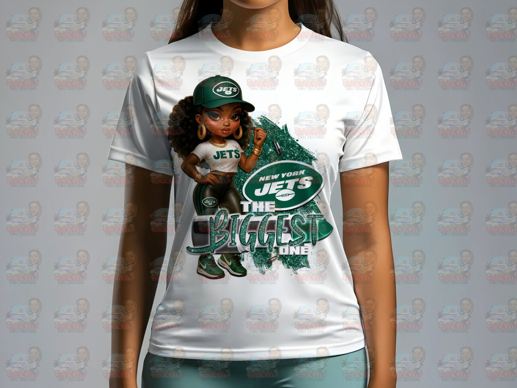 Biggest Female Fan Team Shirt | Rockin’ Vinyl Ceations