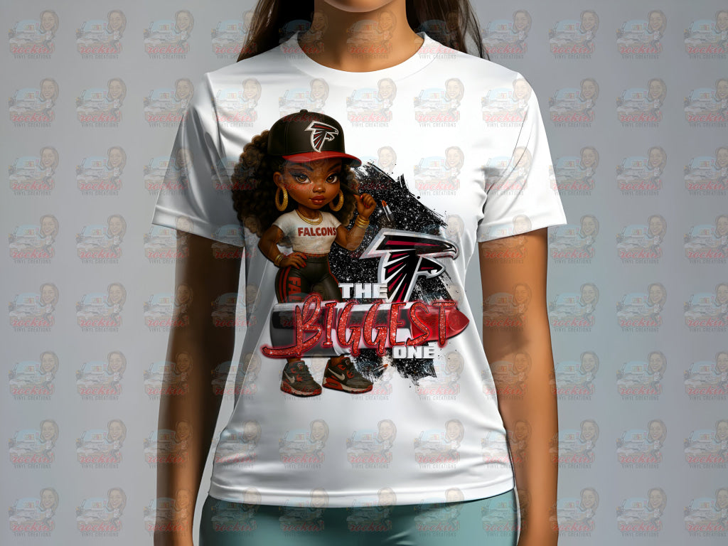 Biggest Female Fan Team Shirt | Rockin’ Vinyl Ceations