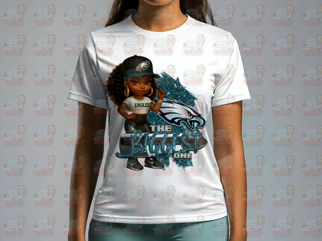 Biggest Female Fan Team Shirt | Rockin’ Vinyl Ceations
