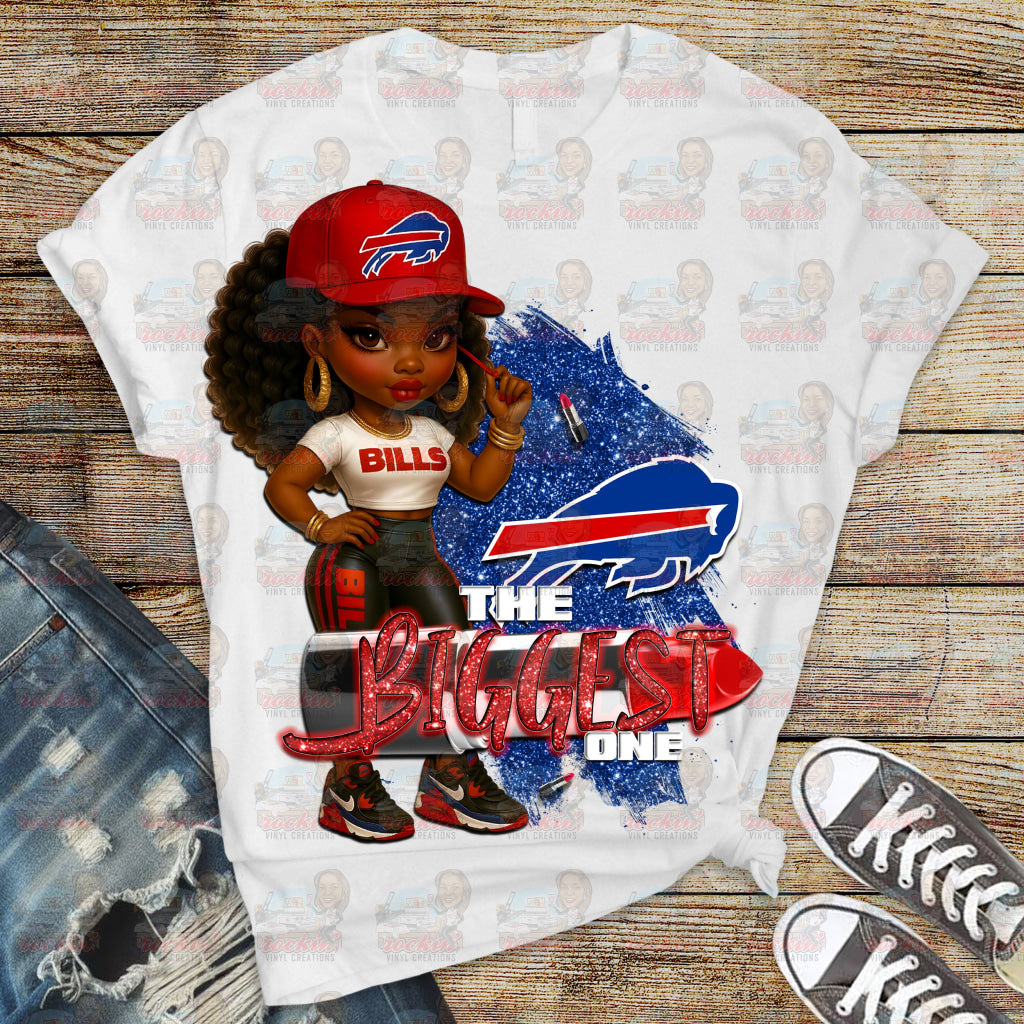 Biggest Female Fan Team Shirt | Rockin’ Vinyl Ceations