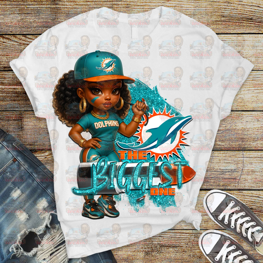 Biggest Female Fan Team Shirt | Rockin’ Vinyl Ceations