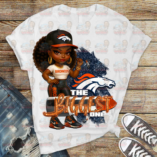 Biggest Female Fan Team Shirt | Rockin’ Vinyl Ceations