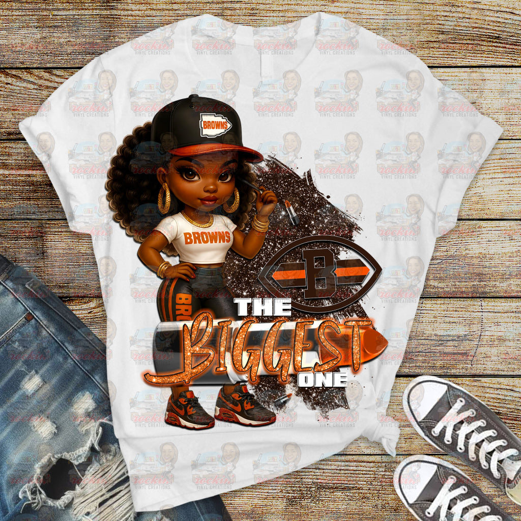 Biggest Female Fan Team Shirt | Rockin’ Vinyl Ceations