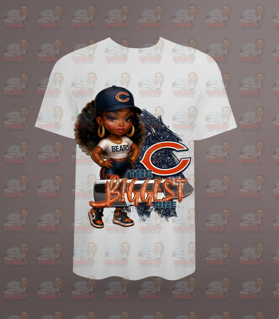 Biggest Female Fan Team Shirt | Rockin’ Vinyl Ceations