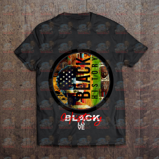 Black History Circle Shirt | Rockin’ Vinyl Creations / Bh6 T-Shirt