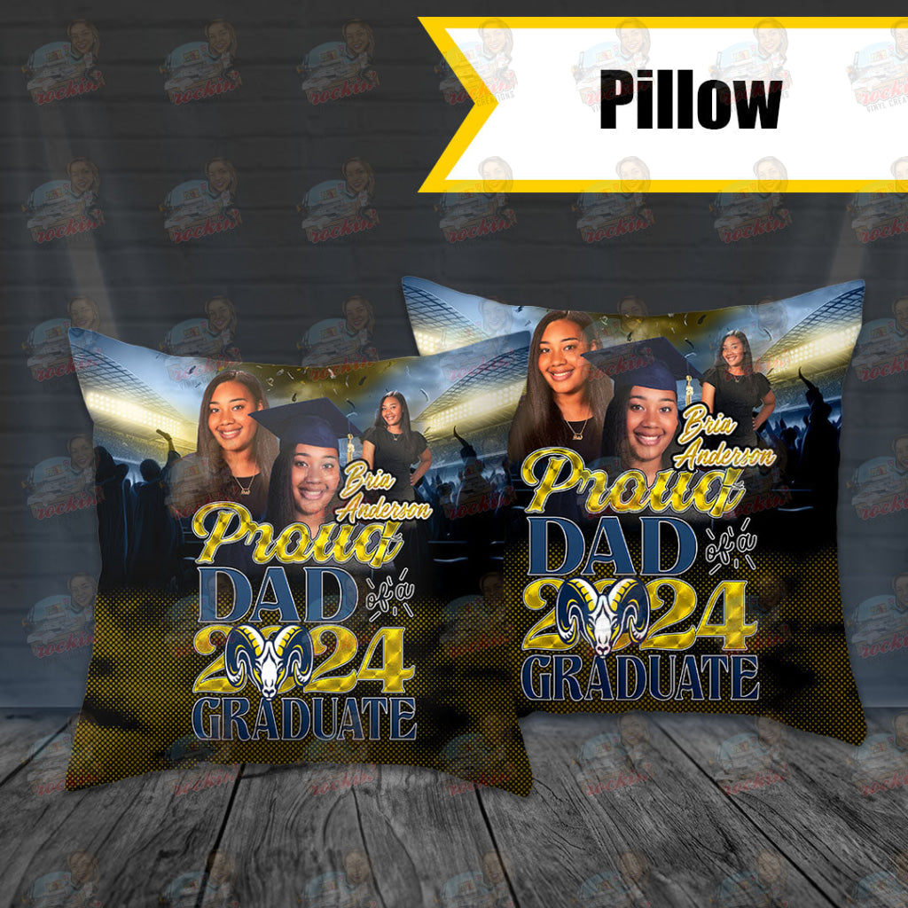 Bria 16 Inch Pillow | Rockin’ Vinyl Creations