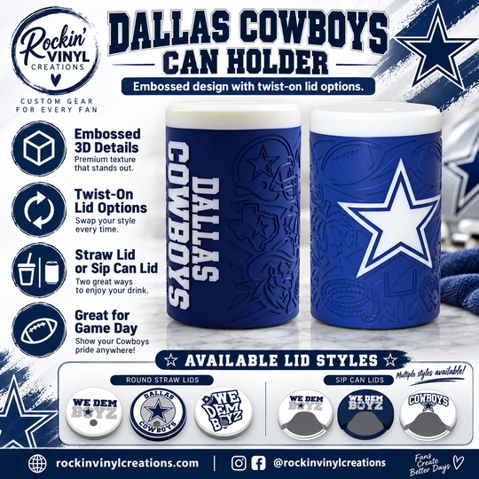 Dallas Cowboys Can Holder - Main