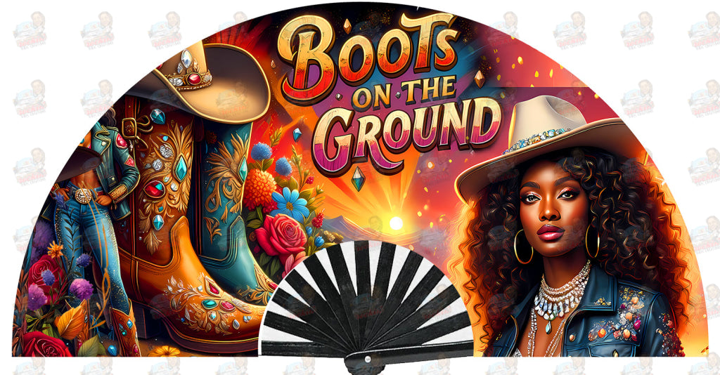 Boots on the Ground Clack Fan | Rockin’ Vinyl Creations (Copy)
