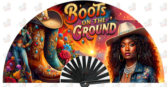 Boots on the Ground Clack Fan | Rockin’ Vinyl Creations (Copy)