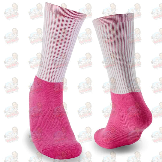 Custom Socks | Rockin Vinyl Creations Pink / Small