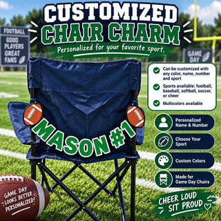Customized Sports Chair Charm