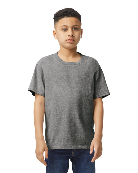 Gildan 64000B youth T-shirt - Graphite Heather