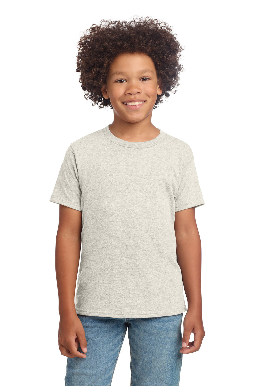 Gildan 64000B youth T-shirt - Heather Oatmeal