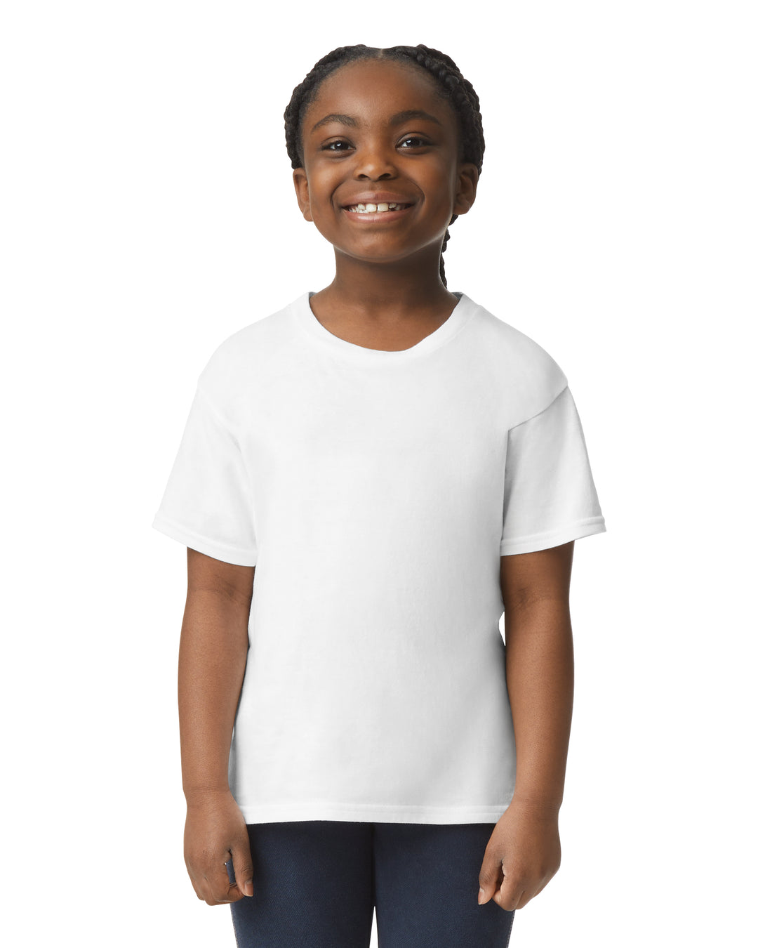 Gildan 64000B youth T-shirt - White