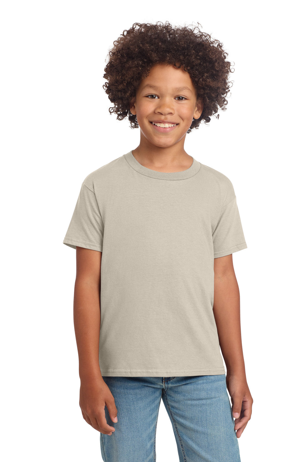 Gildan 64000B youth T-shirt - Sand