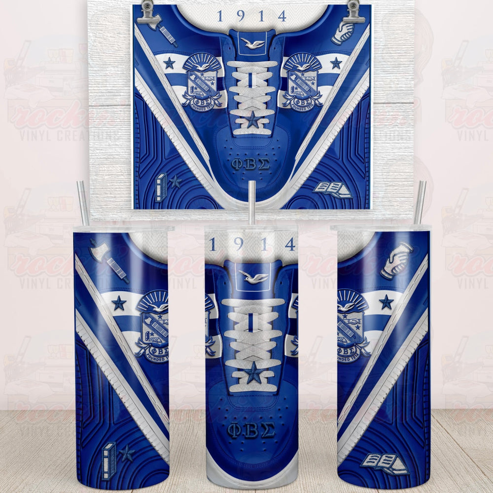 Divine Tumblers | Rockin’ Vinyl Creations Phi Beta Sigma Tumbler