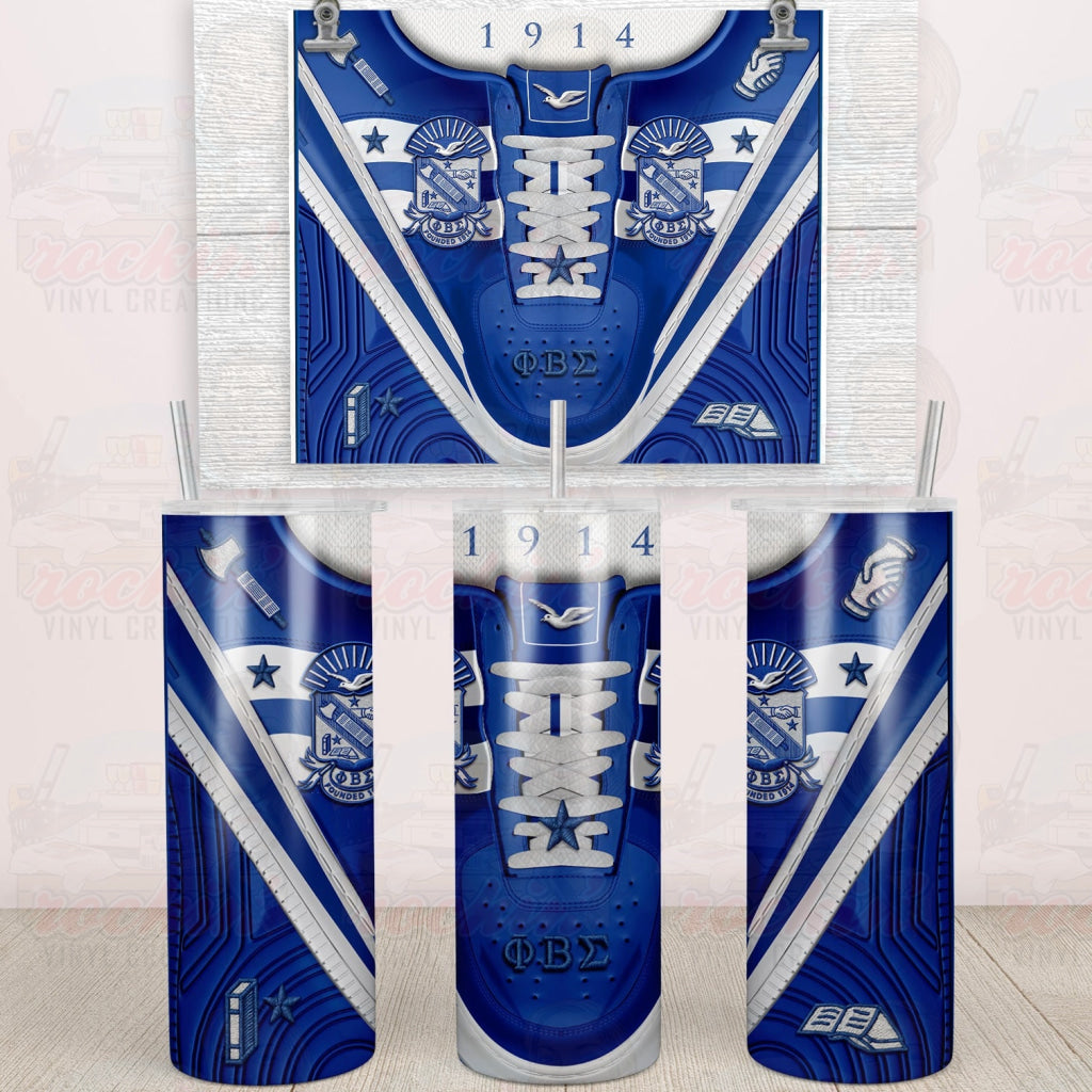 Divine Tumblers | Rockin’ Vinyl Creations Phi Beta Sigma Tumbler