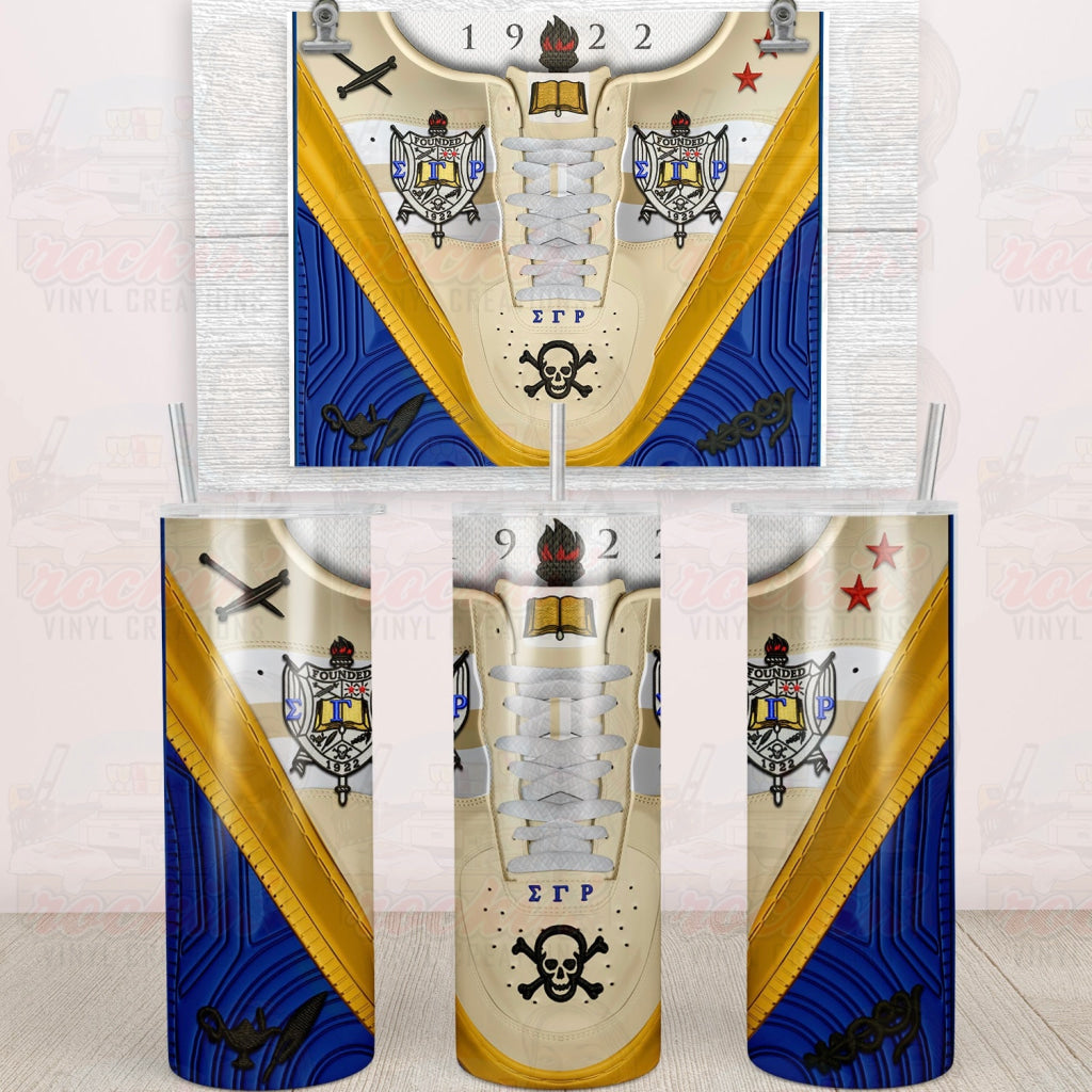 Divine Tumblers | Rockin’ Vinyl Creations Sigma Gamma Rho Tumbler