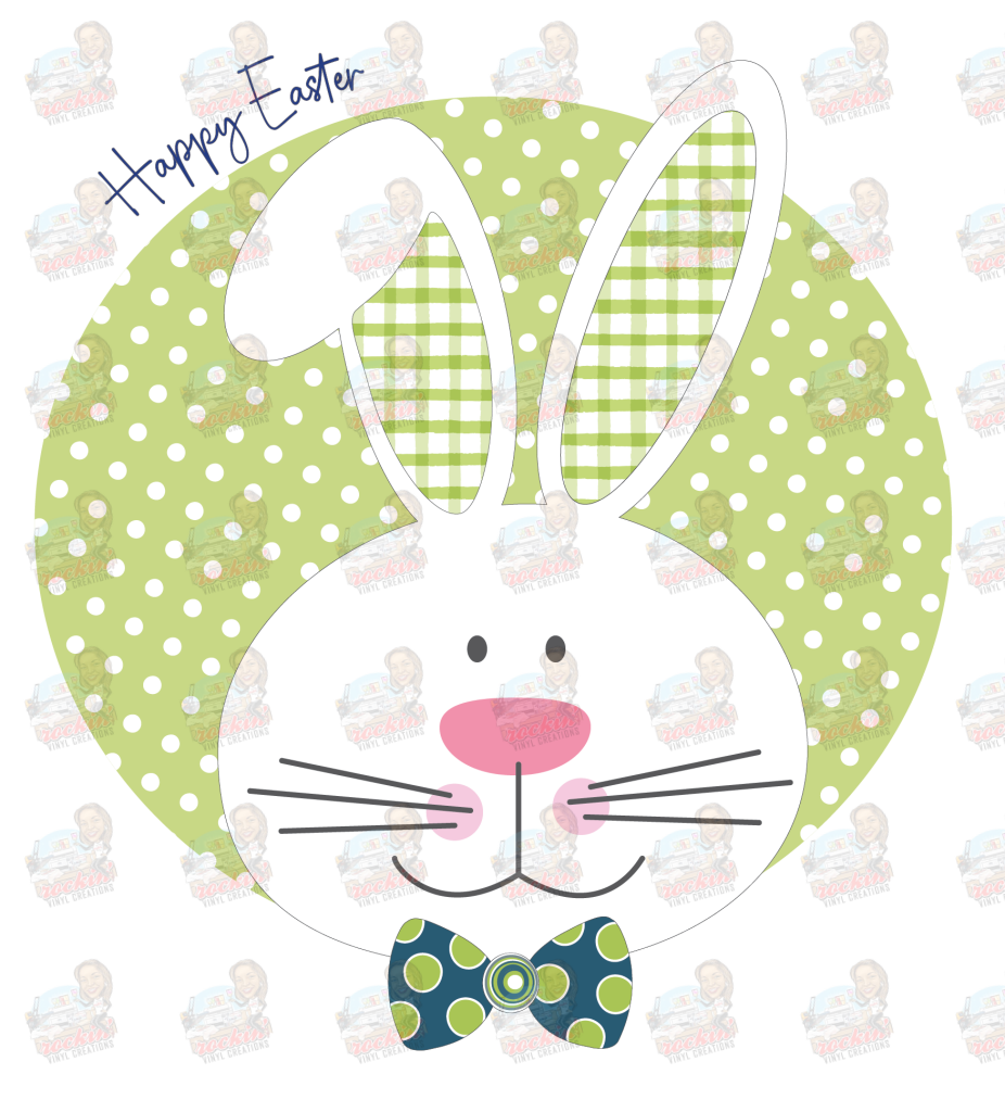 Easter Basket | Rockin Vinyl Creations Green Dot