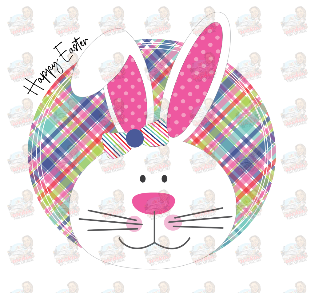 Easter Basket | Rockin Vinyl Creations Rainbow Plaid