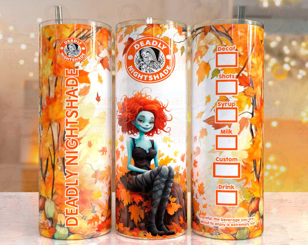 Fall Tumbler | Rockin Vinyl Creations Deadly