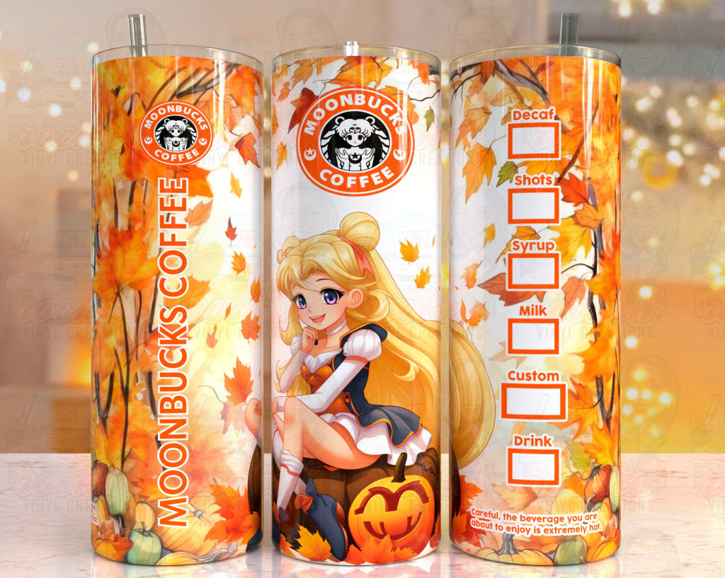 Fall Tumbler | Rockin Vinyl Creations Moon