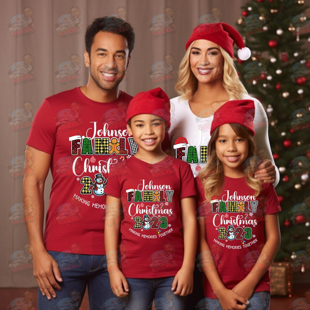 Family Christmas Making Memories Shirt | Rockin&amp;
