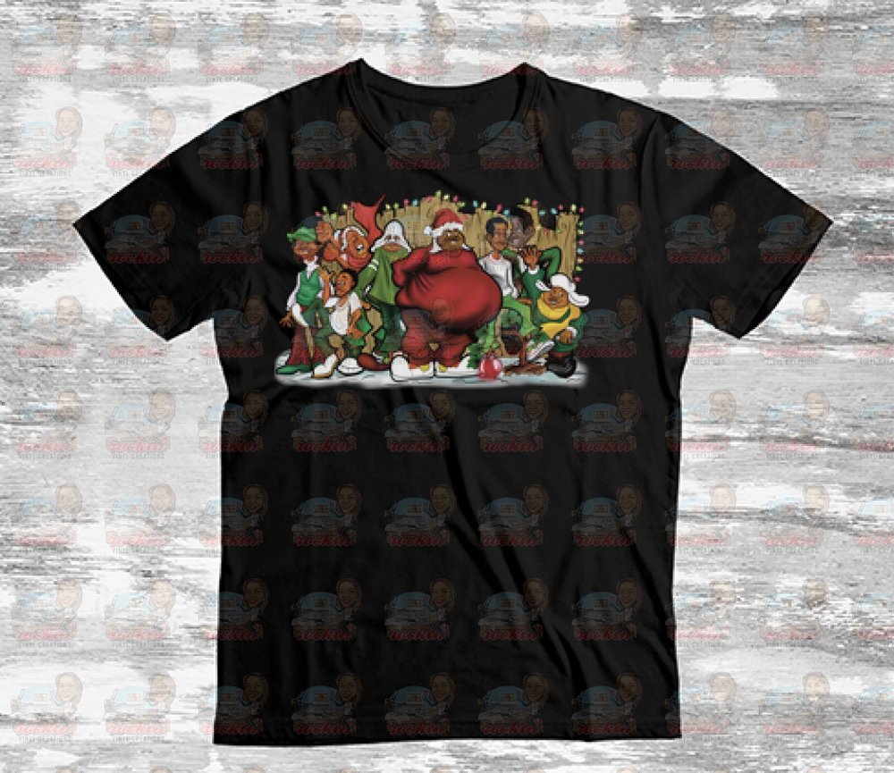 Fat Christmas Unisex Shirt Black