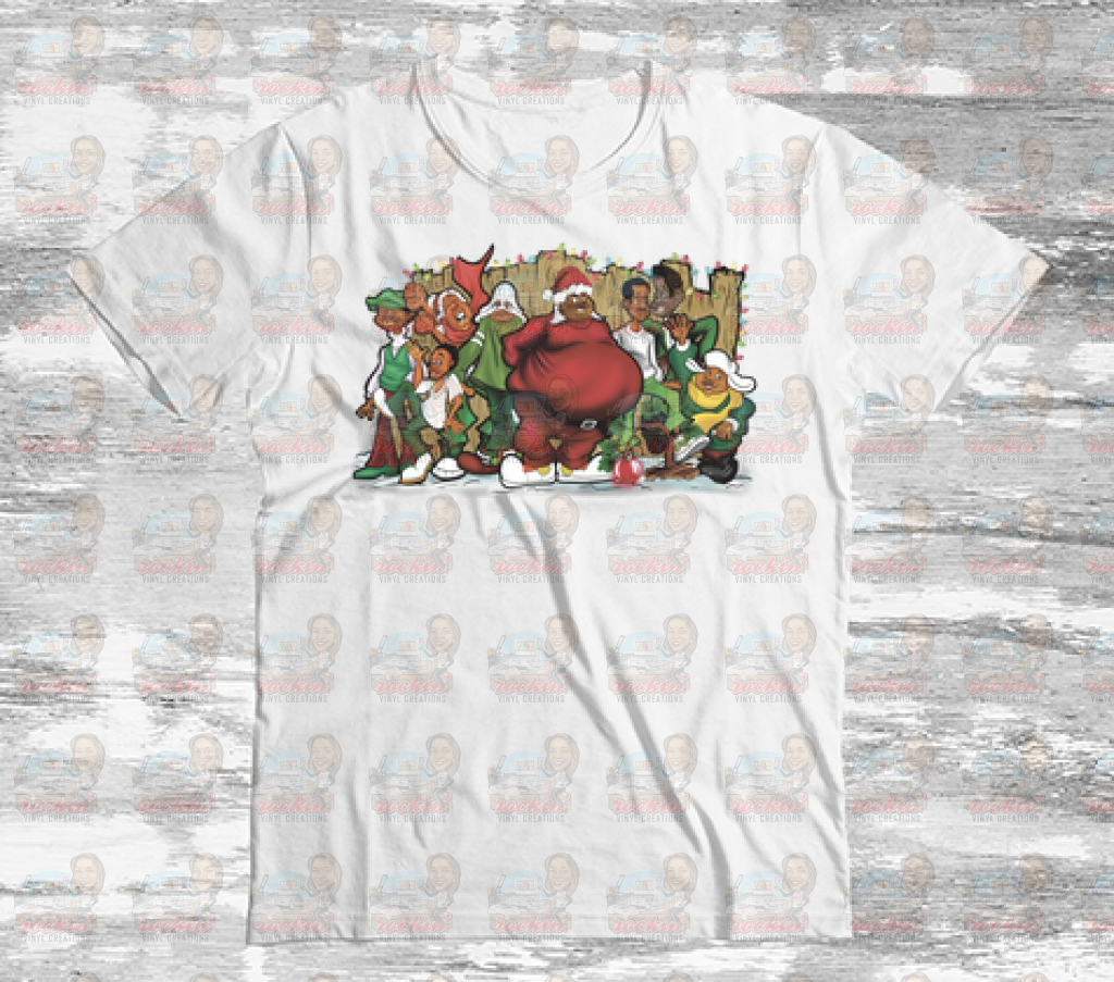 Fat Christmas Unisex Shirt White