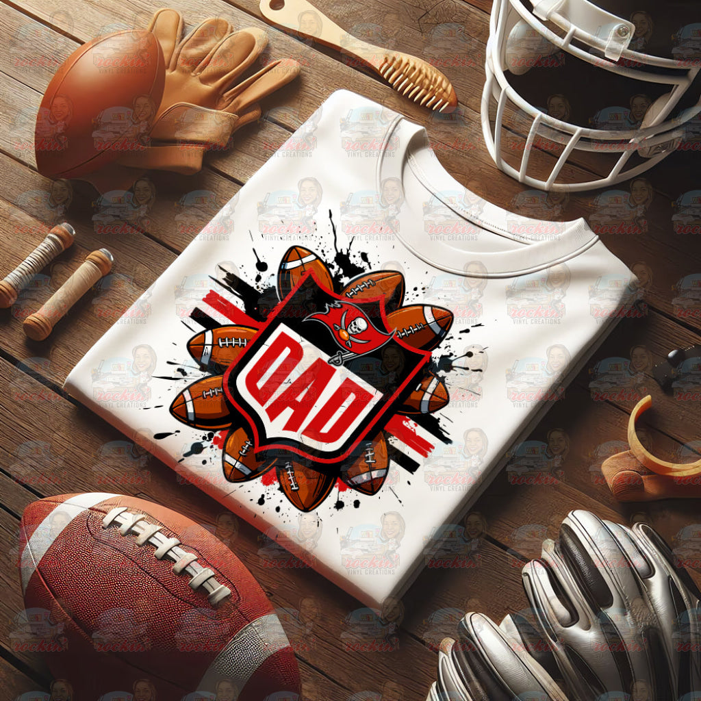Father’s Day Dad Team Shirt | Rockin’ Vinyl Ceations