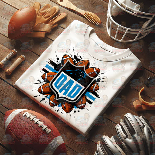 Father’s Day Dad Team Shirt | Rockin’ Vinyl Ceations Carolina Panthers / XL