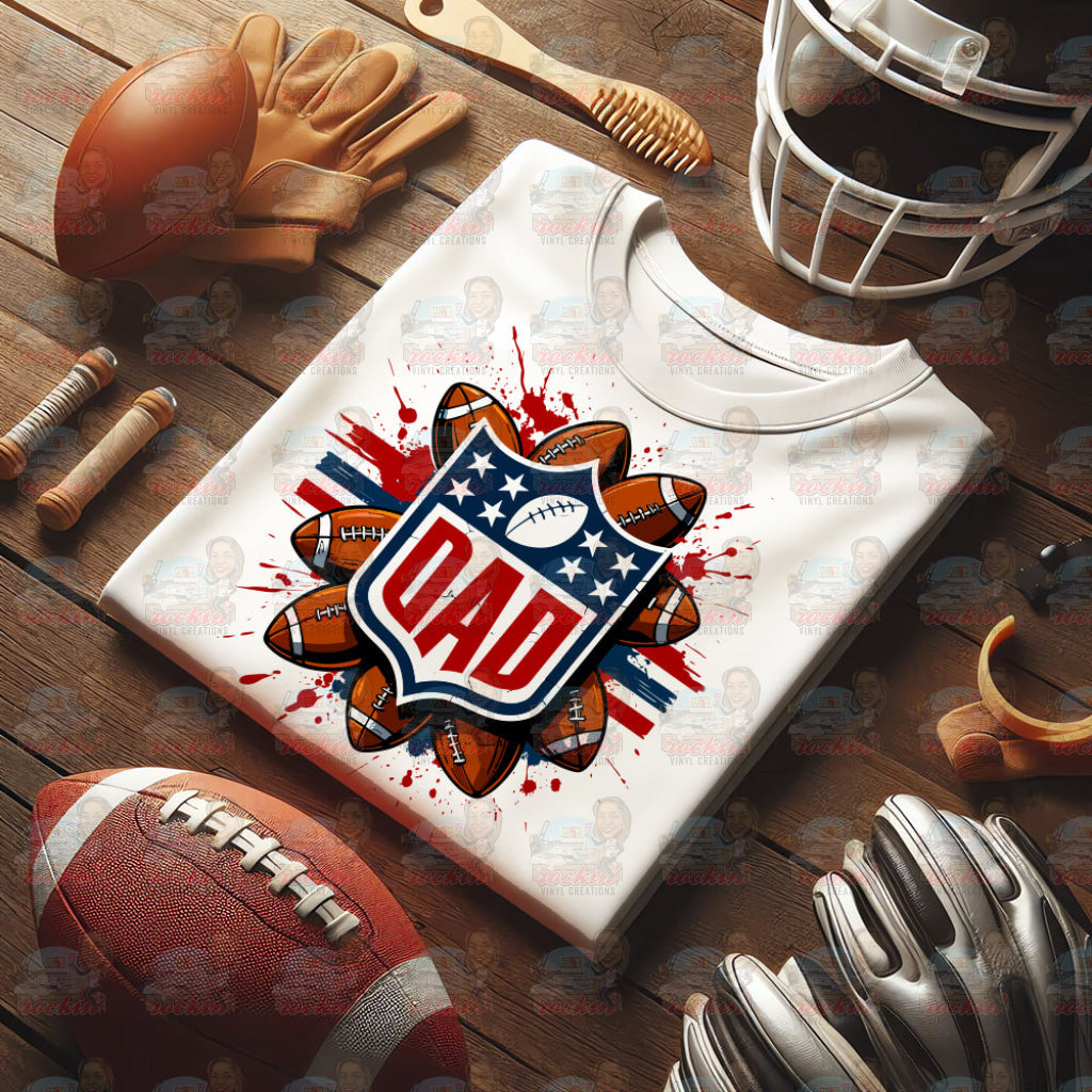 Father’s Day Dad Team Shirt | Rockin’ Vinyl Ceations
