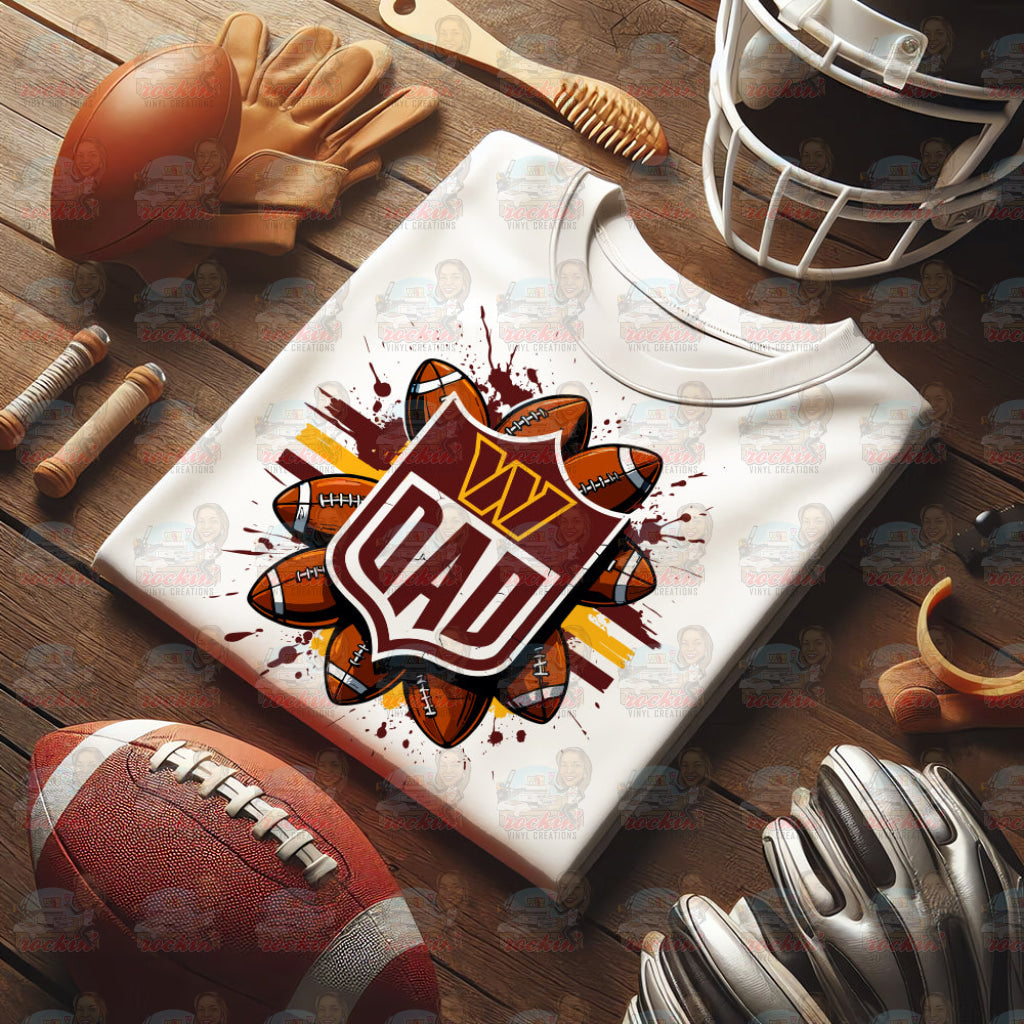 Father’s Day Dad Team Shirt | Rockin’ Vinyl Ceations