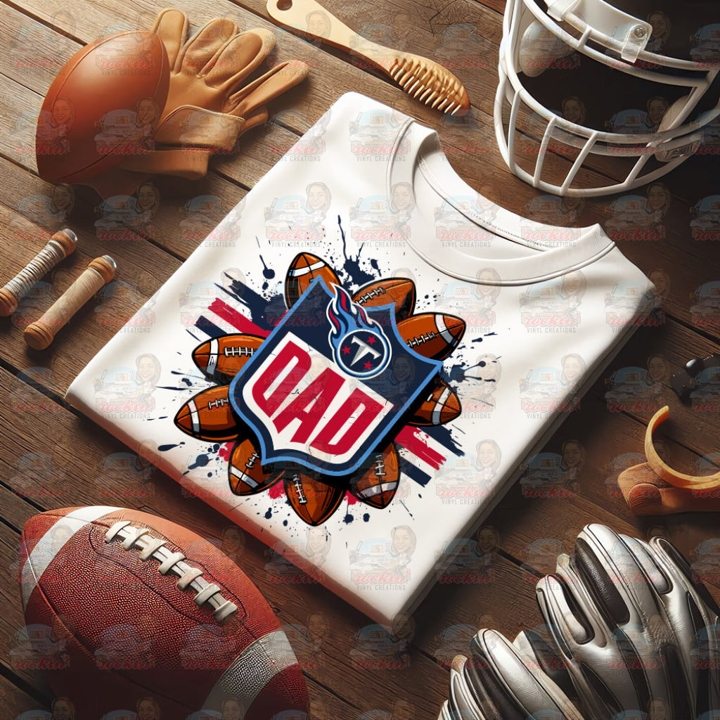 Father’s Day Dad Team Shirt | Rockin’ Vinyl Ceations