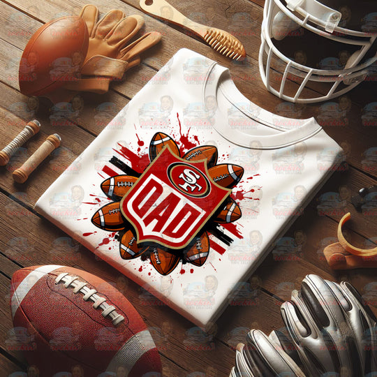 Father’s Day Dad Team Shirt | Rockin’ Vinyl Ceations