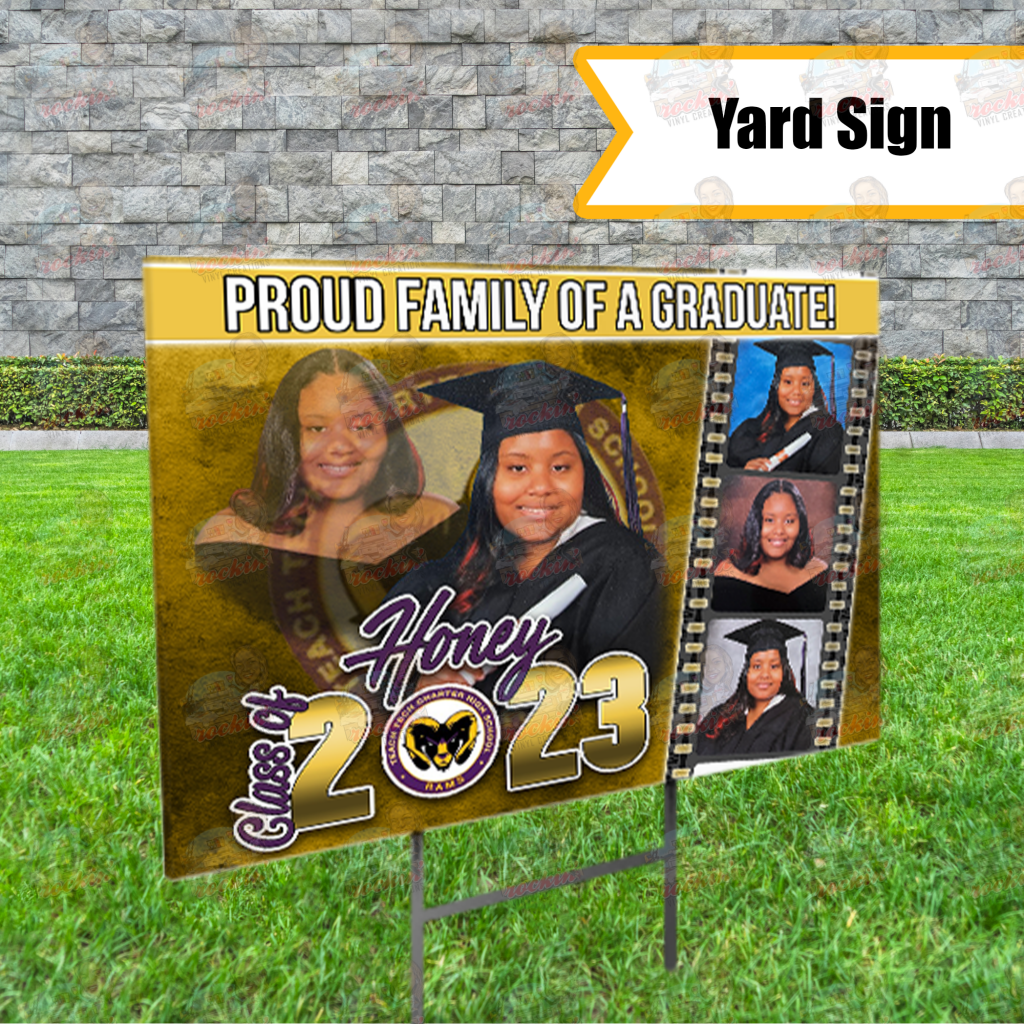 Film Strip Yard Sign | Rockin Vinyl Creations