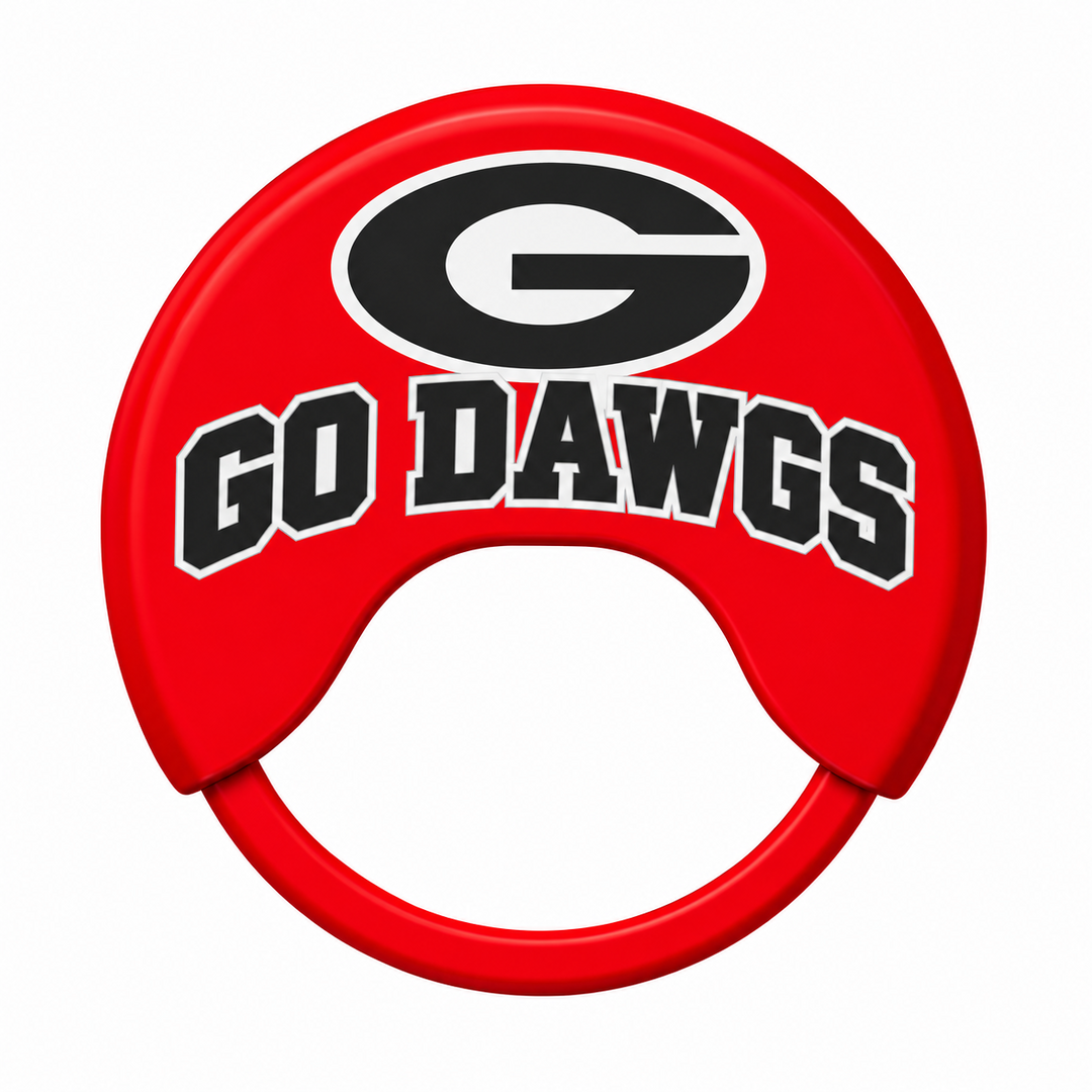 Georgia can holder lid: Sip Can - Go Dawgs