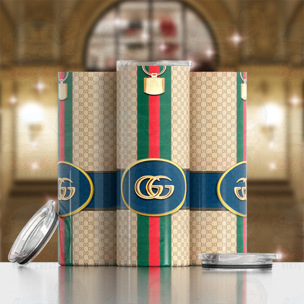 Gg Purse Tumbler Blue