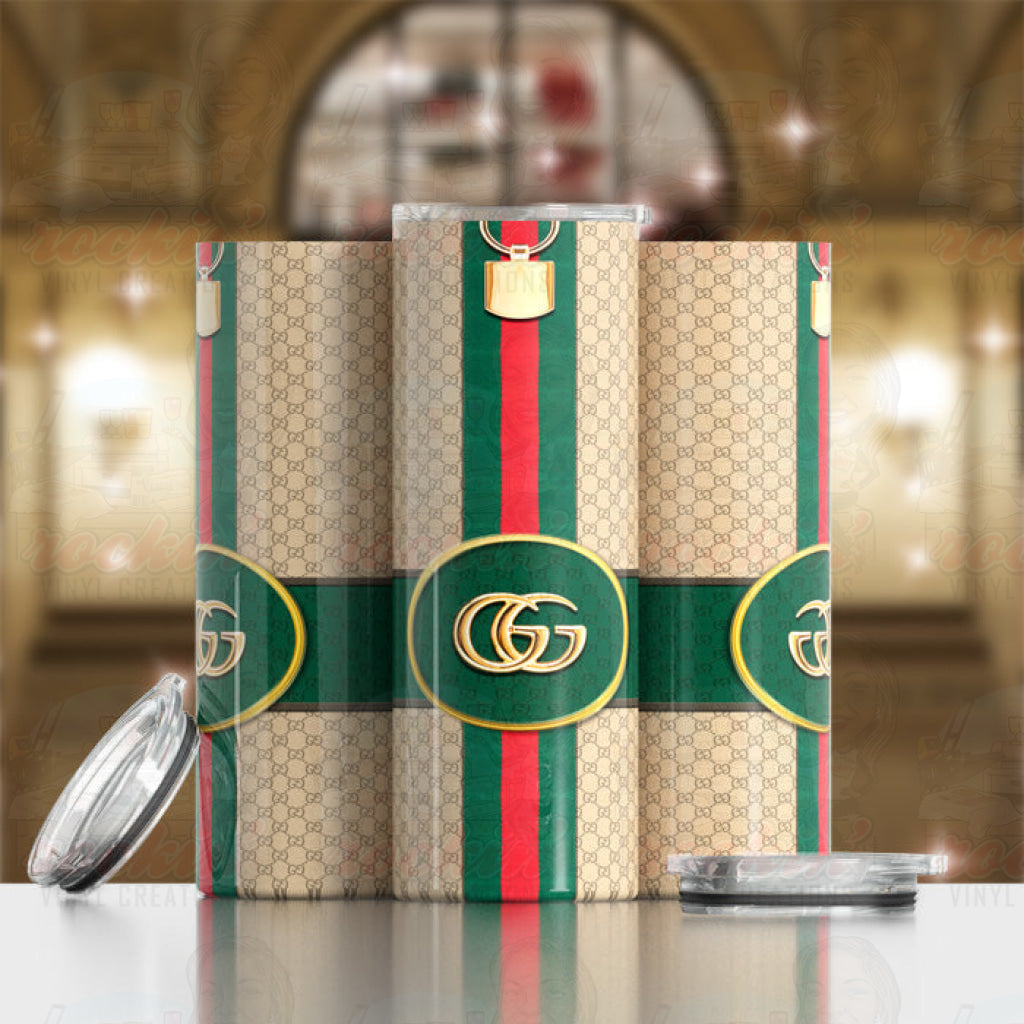 Gg Purse Tumbler Green