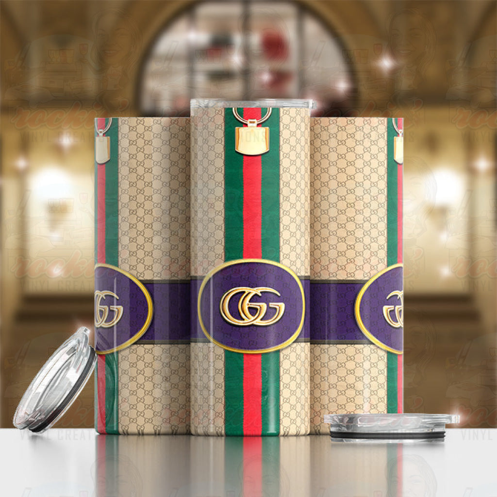 Gg Purse Tumbler Purple