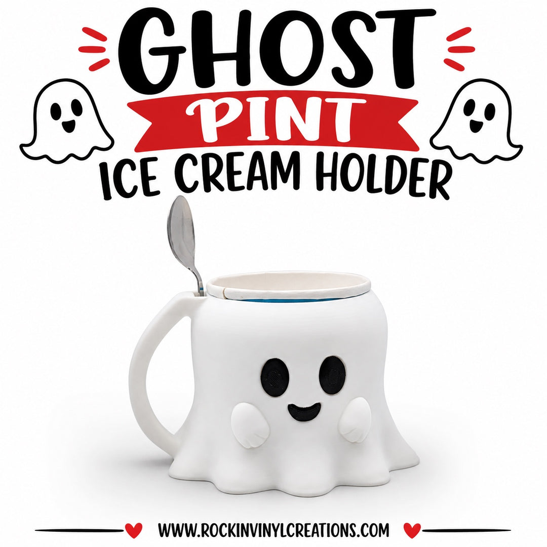 Ghost Pint Ice Cream Holder