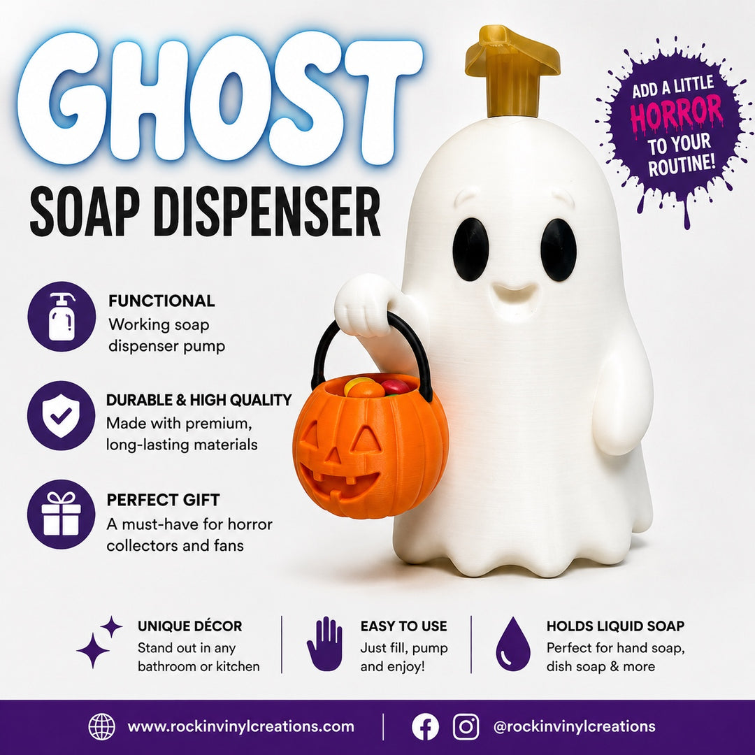 Ghost Halloween soap dispenser