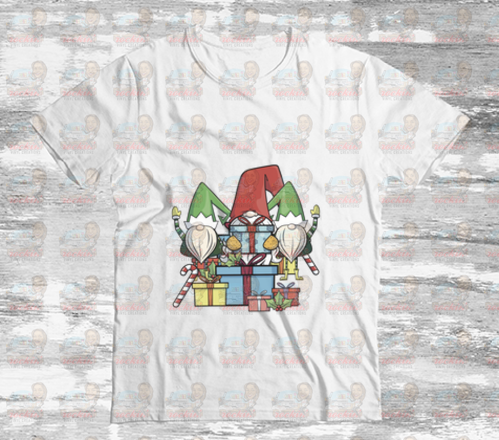 Gnomes Christmas Unisex Shirt White