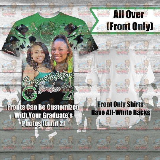 Grad Cap All Over Shirt | Rockin Vinyl Creations