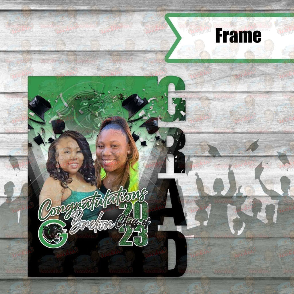 Grad Cap Frame | Rockin&